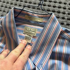 LL Bean L Tall button down